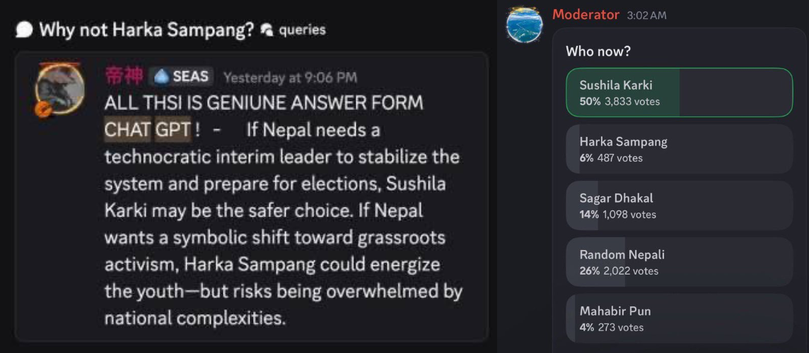 В Непале выбрали главу временного правительства с помощью ChatGPT