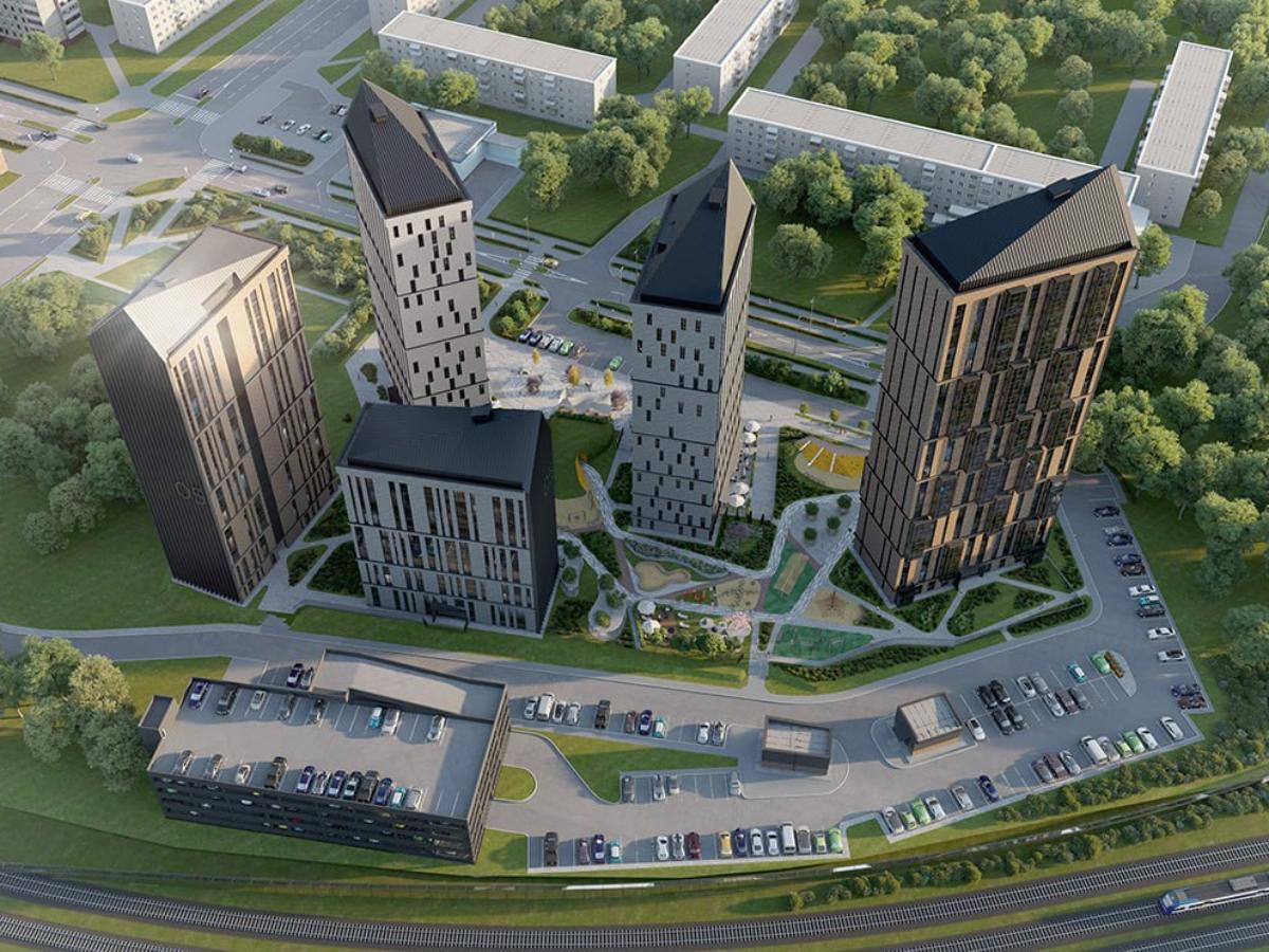 В Минске приостановили строительство ЖК экстра-класса в границах улиц Захарова — Андреевской