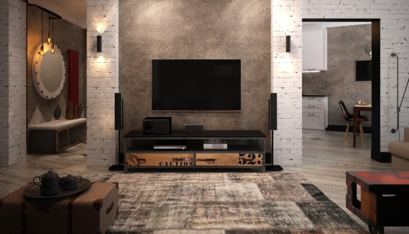 Телевизор в гостиной - фото лучших дизайнерских идей