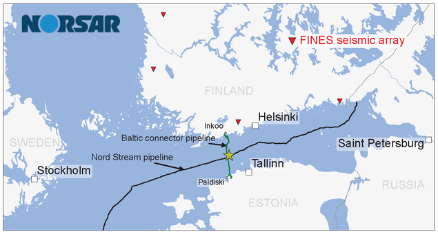 Сейсмологи Норвегии заявили о возможном взрыве у газопровода Balticconnector