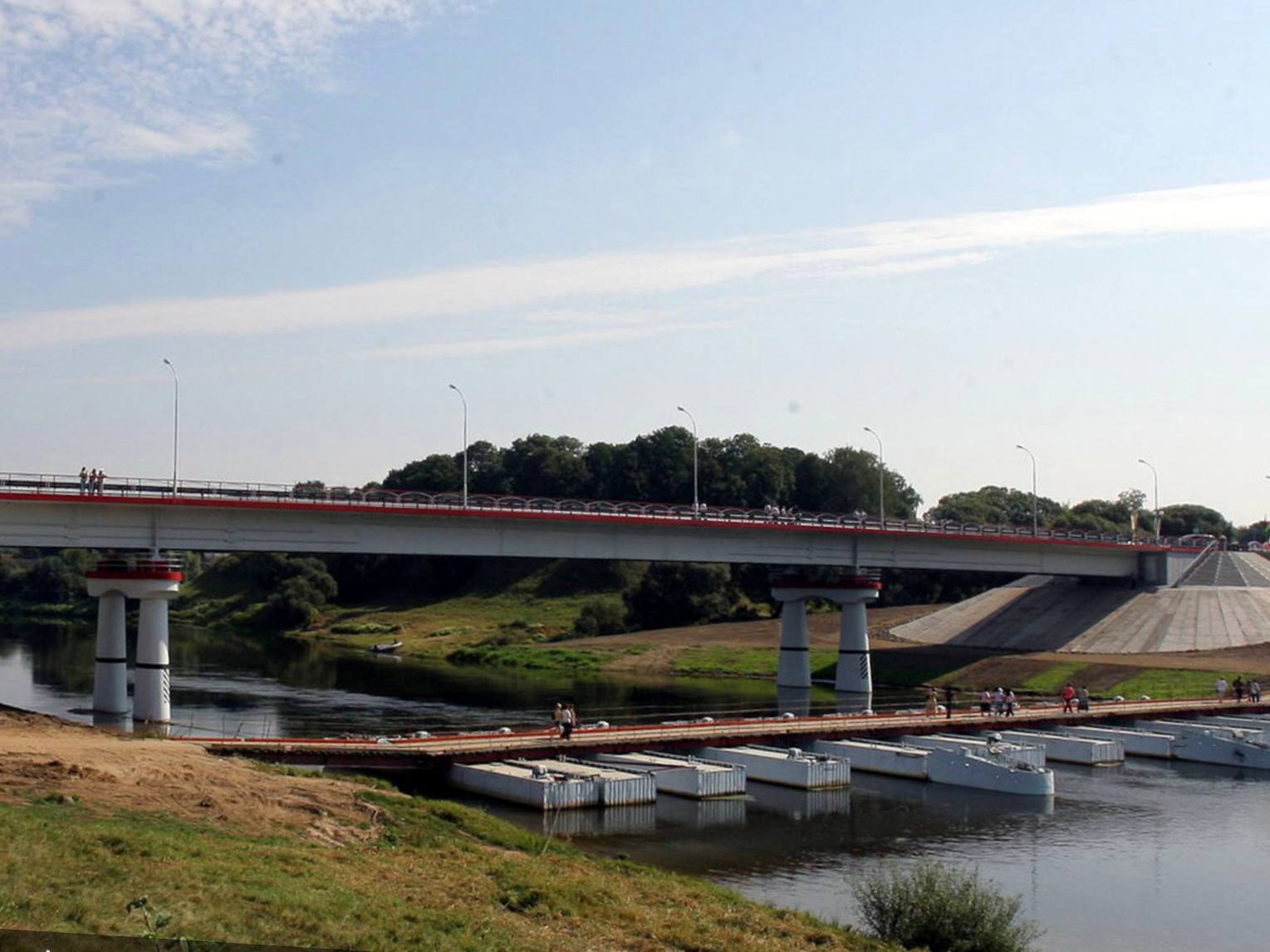 Один из самых длинных мостов Беларуси открыли после ремонта