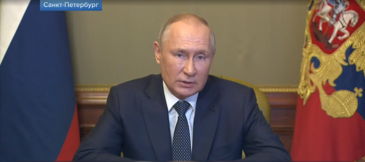 Путин: удары по Украине нанесены в ответ на теракты, в частности, — подрыв Крымского моста