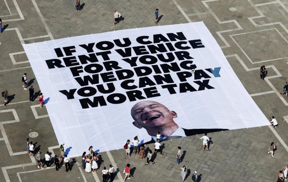 $50 млн на торжества. Как в Венеции проходит «свадьба века» Джеффа Безоса (фото)