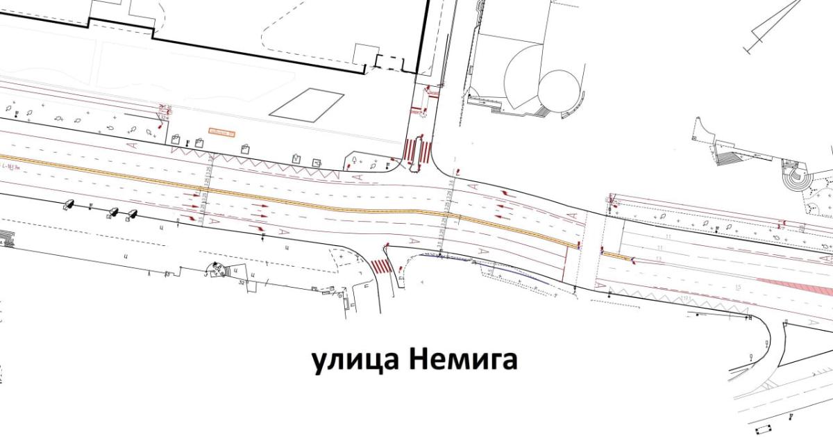 В Минске из-за строительства бизнес-центра на Немиге временно изменят дорожное движение