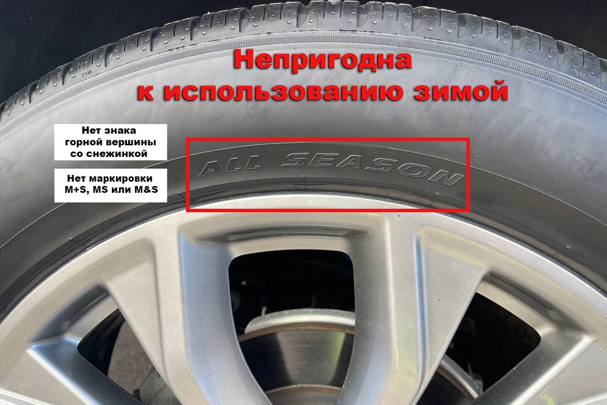 В ГАИ напомнили, какие шины считаются зимними по новым правилам