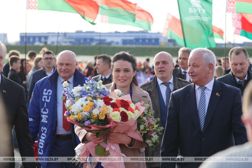 Первой белоруске в космосе присвоили звание Героя Беларуси