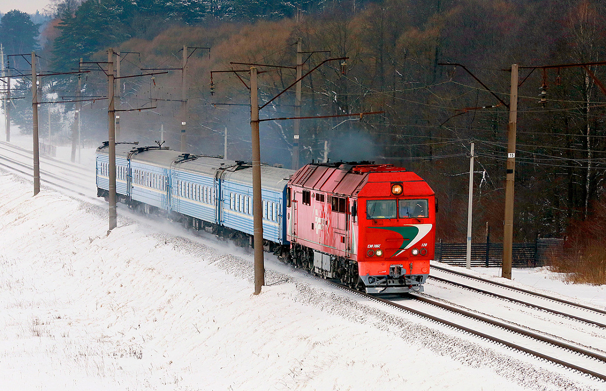 Вместо польских поездов в Витебск и Могилев будут курсировать локомотивы с обычными вагонами