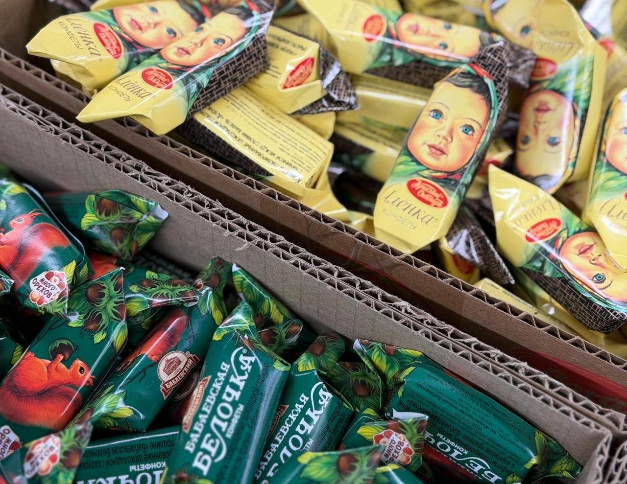 Сколько российских шоколадных конфет закупила Беларусь с начала года