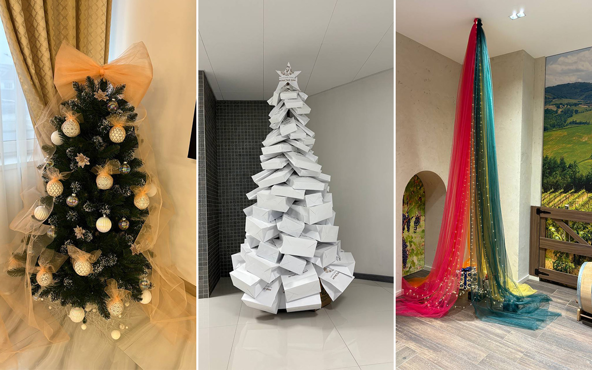 Гантели, гаджеты или кронштейны? Голосуем за лучшую офисную елку! 