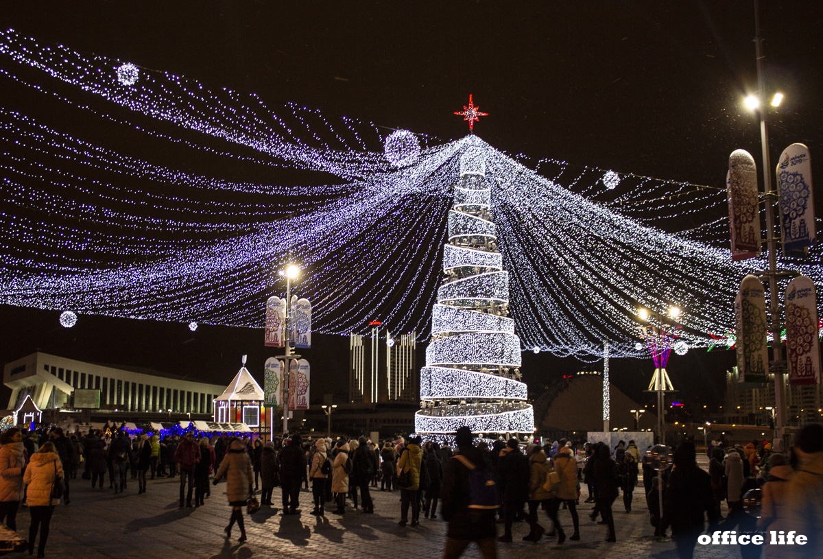 Топ-35 людных мест в новогоднюю ночь в Минске 