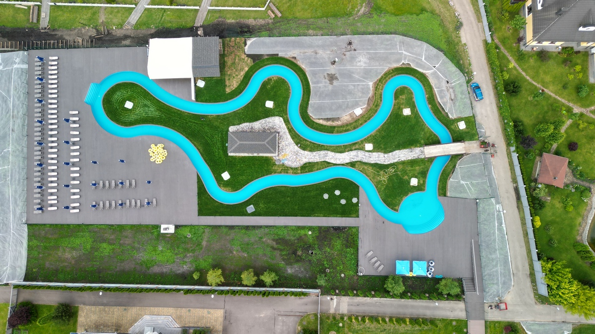 Необычный водный аттракцион открылся в спа-комплексе у Минского моря