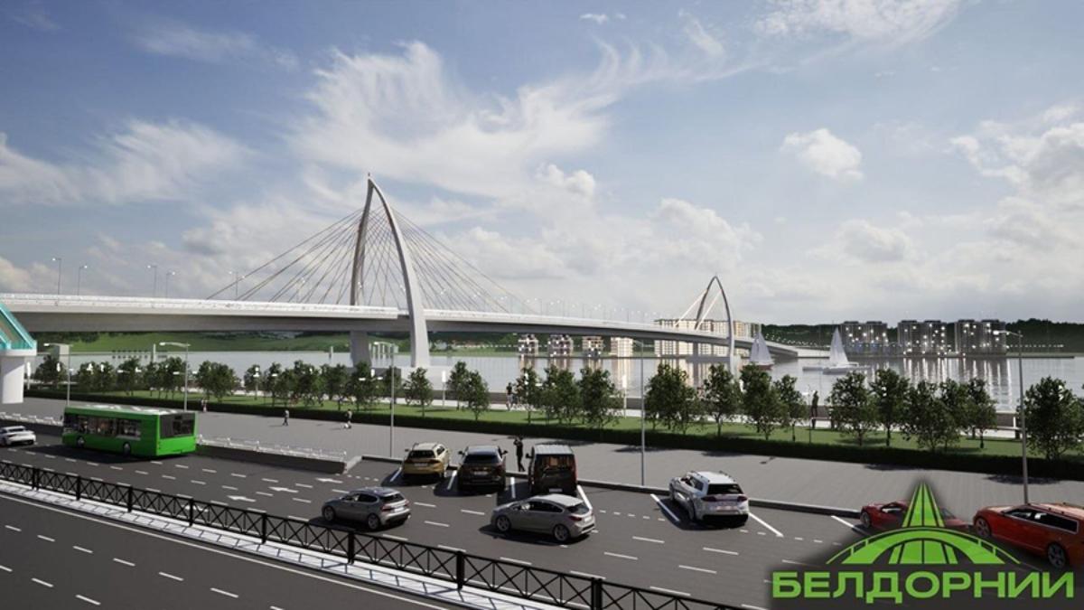 В Минске хотят построить вантовый мост. Как он будет выглядеть