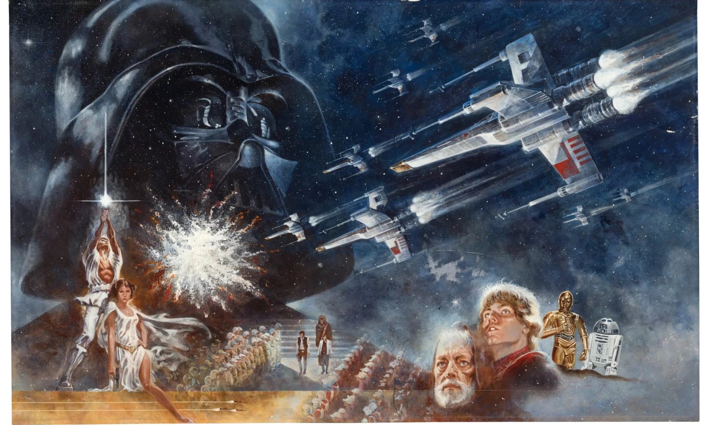 Постер «Звездных войн» установил на аукционе рекорд по цене связанных с франшизой предметов