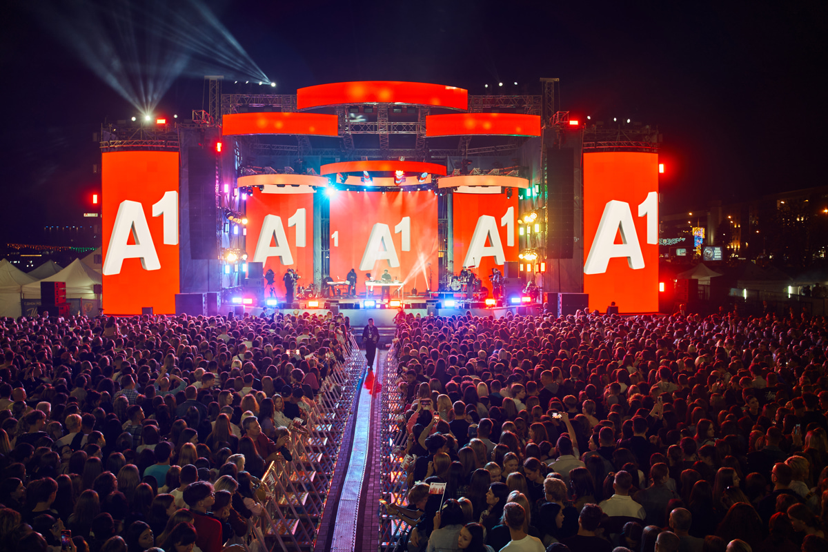 120 тысяч зрителей: грандиозный концерт при поддержке А1 прошел в Минске 