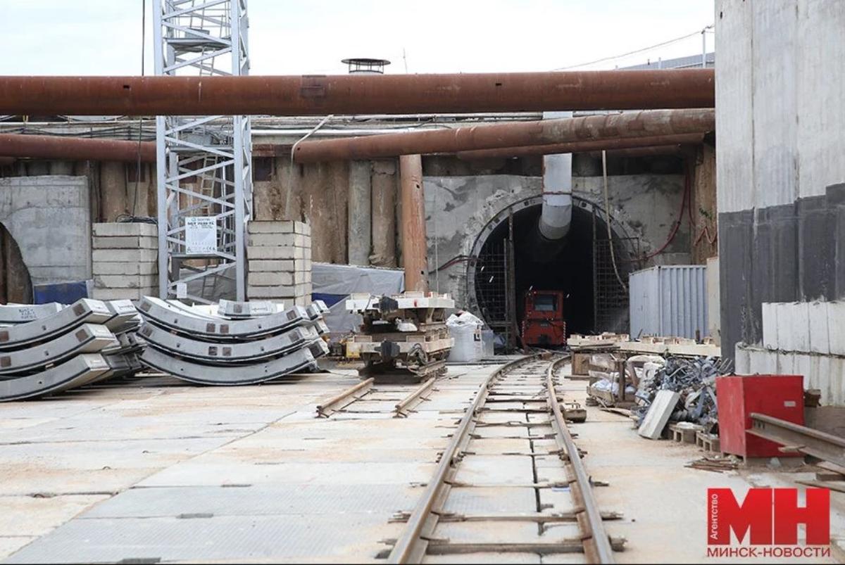 В Минске начали строить тоннели для новых станций третьей ветки метро