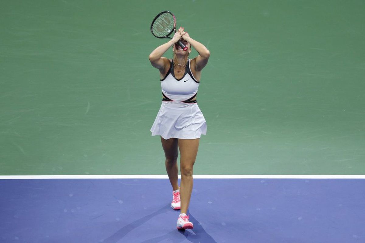 На аукционе продают теннисную ракетку Арины Соболенко. Она играла ей на US Open 2025