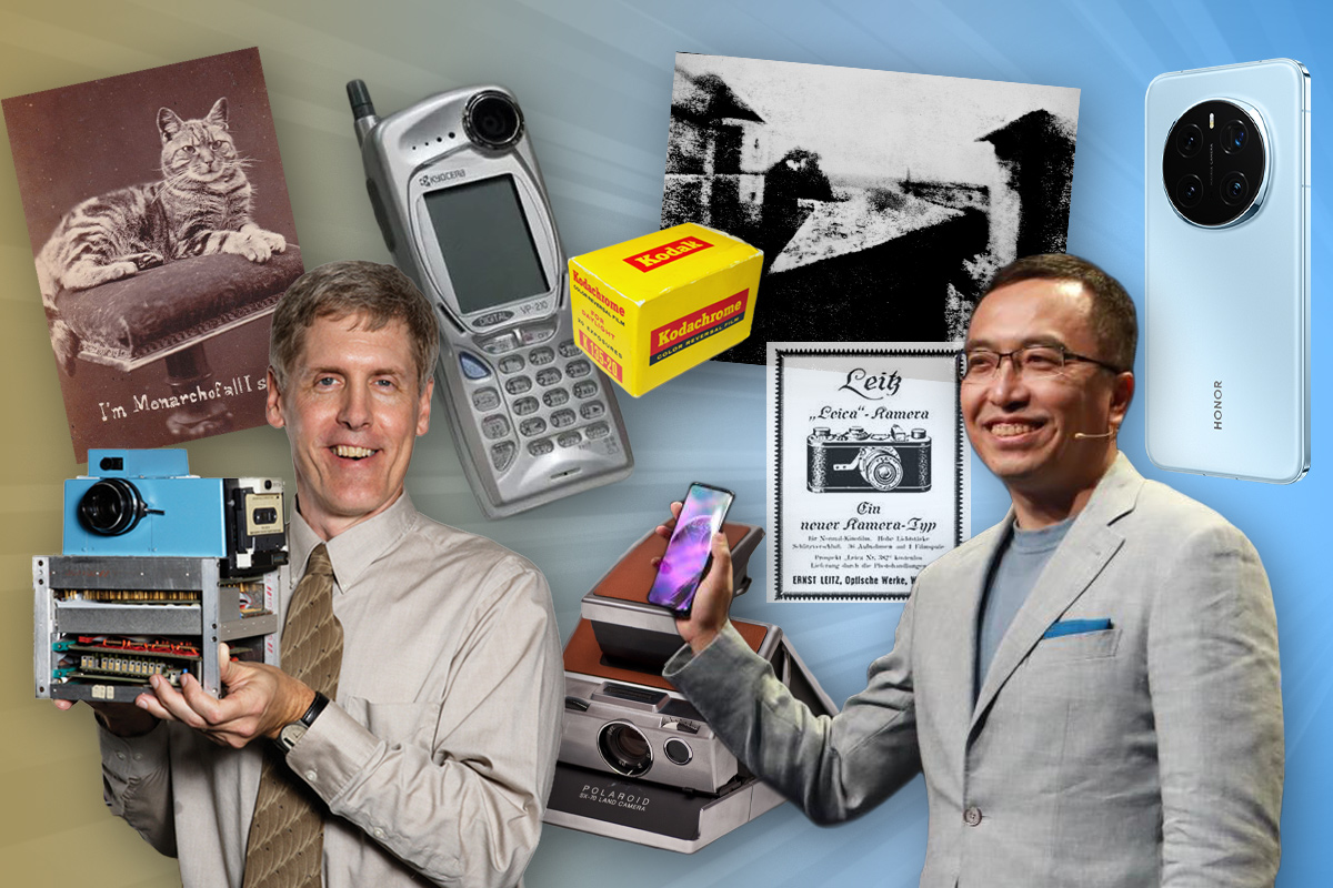 Первое в мире селфи, 13 фотоаппаратов на Луне и цифровая камера. Как телефоны научились снимать