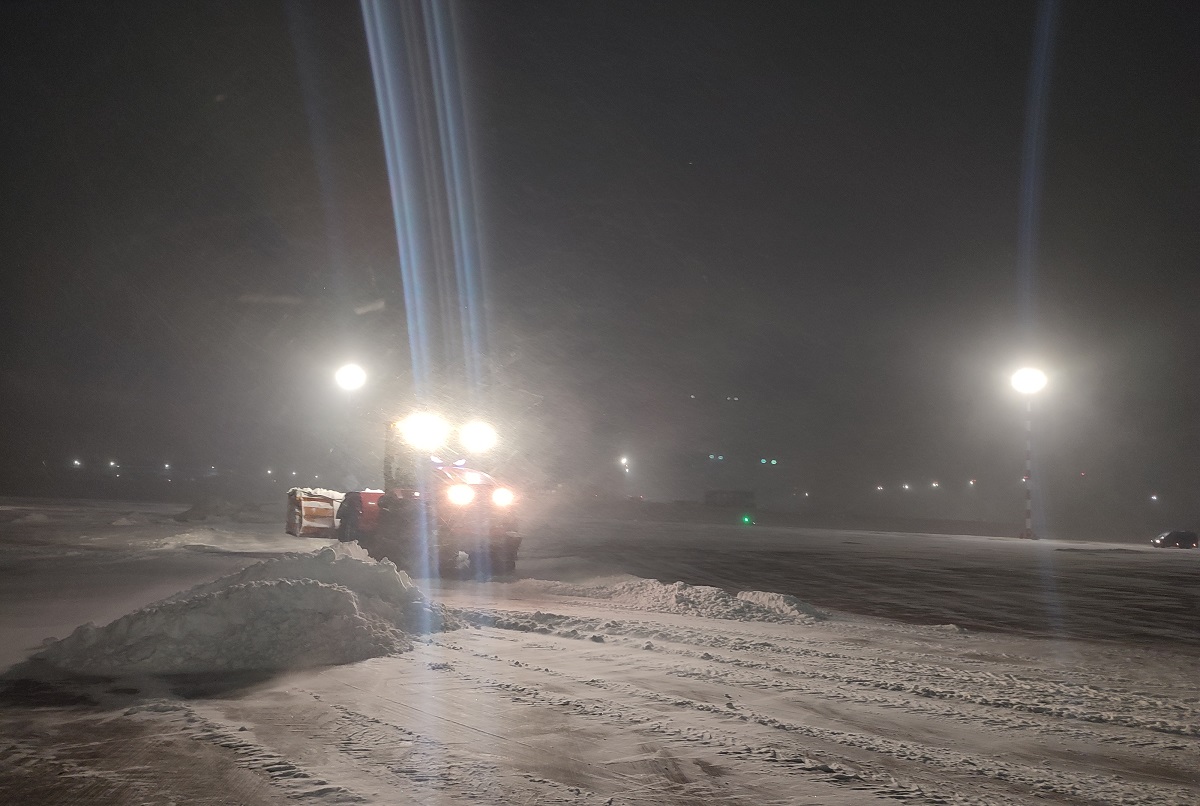 На Беларусь обрушился циклон «Улли» (фото)