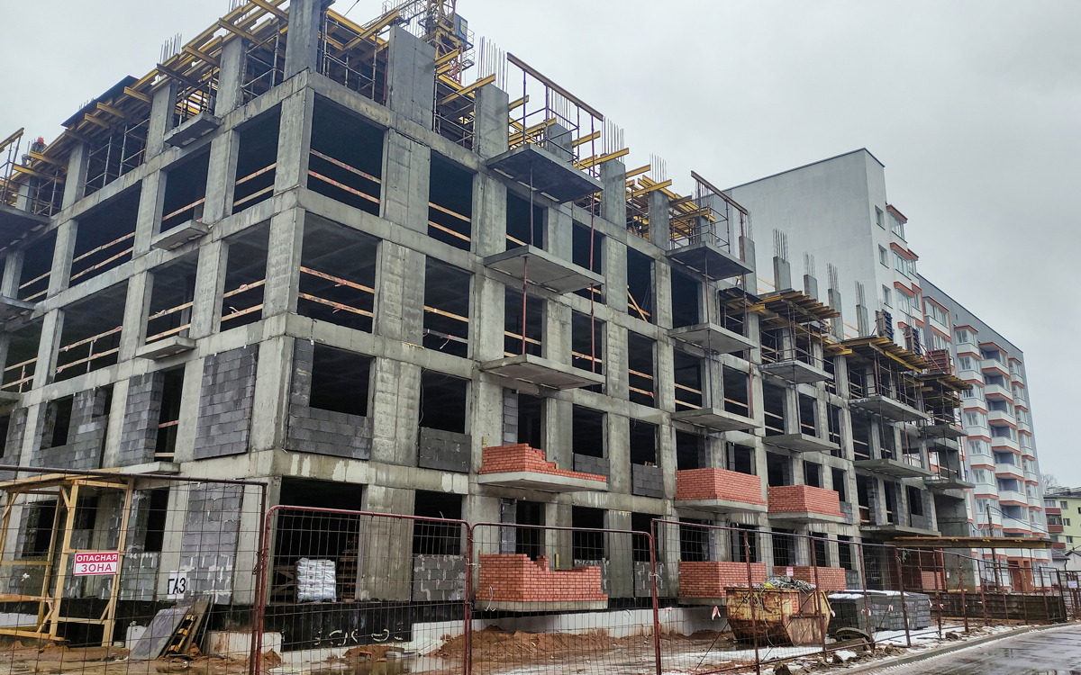 Сколько квартир построили за первое полугодие в Беларуси
