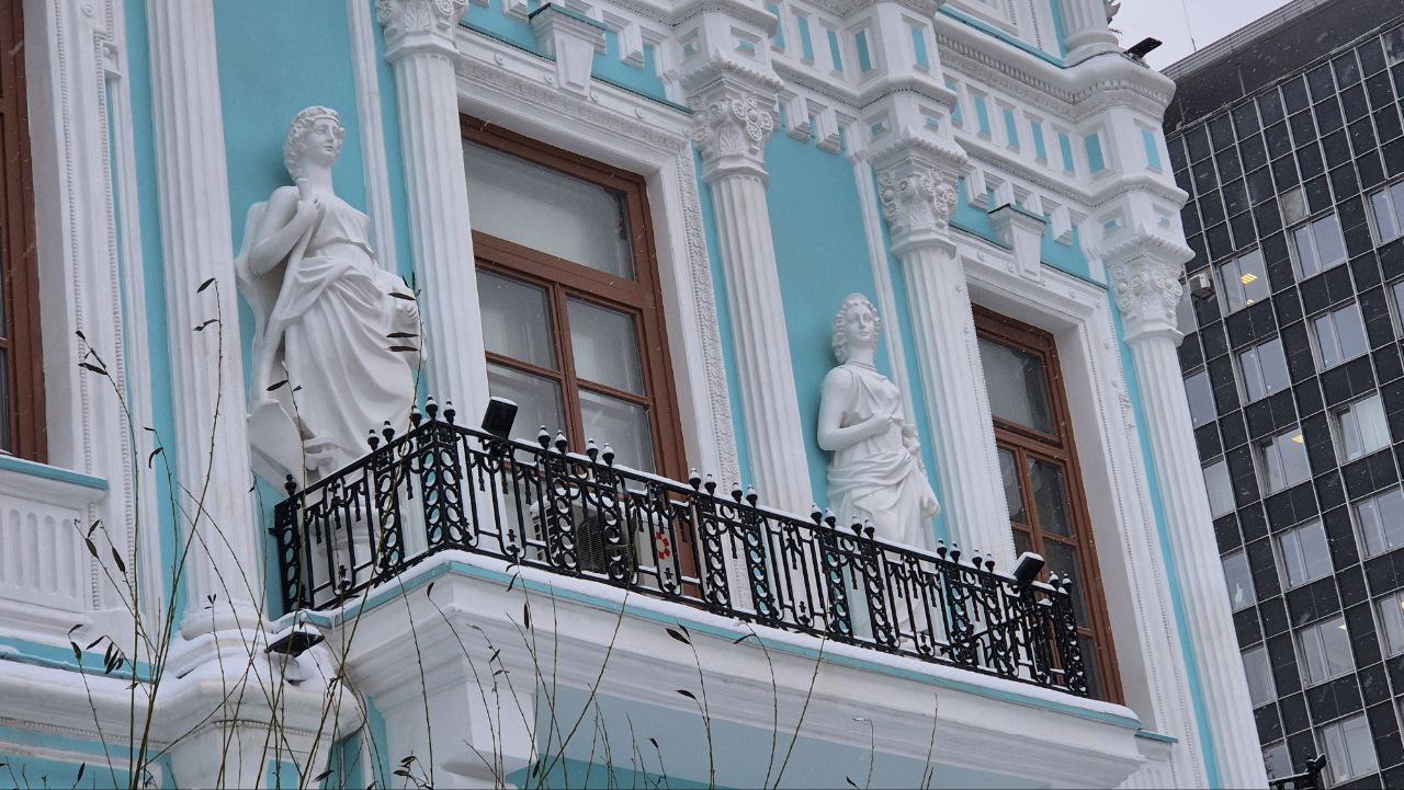 В Москве отреставрировали здание посольства Беларуси. Вот как оно выглядит