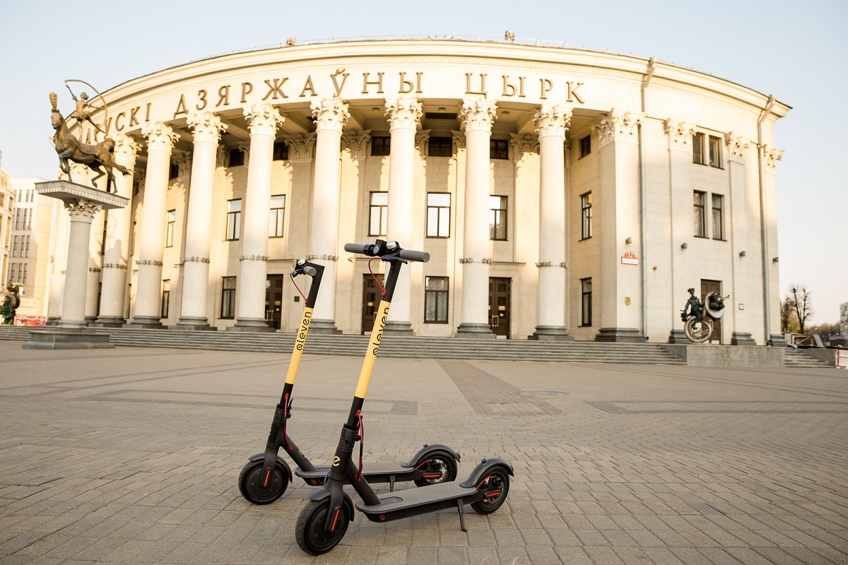 В Минске заработали ограничения по скорости и запретным зонам для самокатов