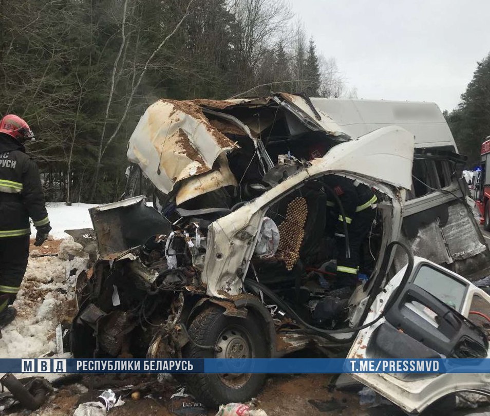 Авария с маршруткой под Смолевичами, где погибли 14 человек: в СК рассказали, как все произошло