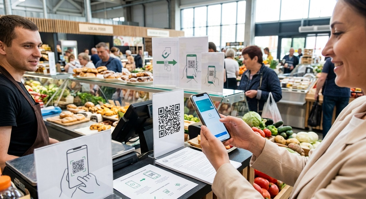 В Беларуси с 1 июля запускают сервис QR-платежей «КРОК». Как он будет работать