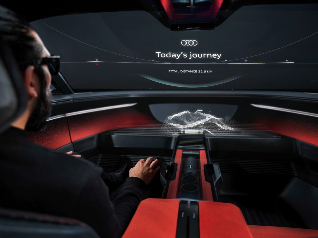 AR-очки вместо экранов: Audi показала концептуальное авто Activesphere