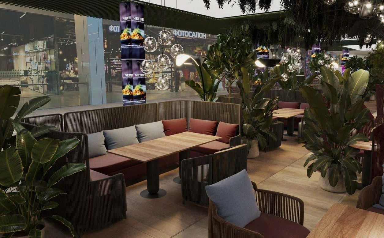 Более 280 живых растений. В Минске появится первый в стране фудхолл с субтропическим садом