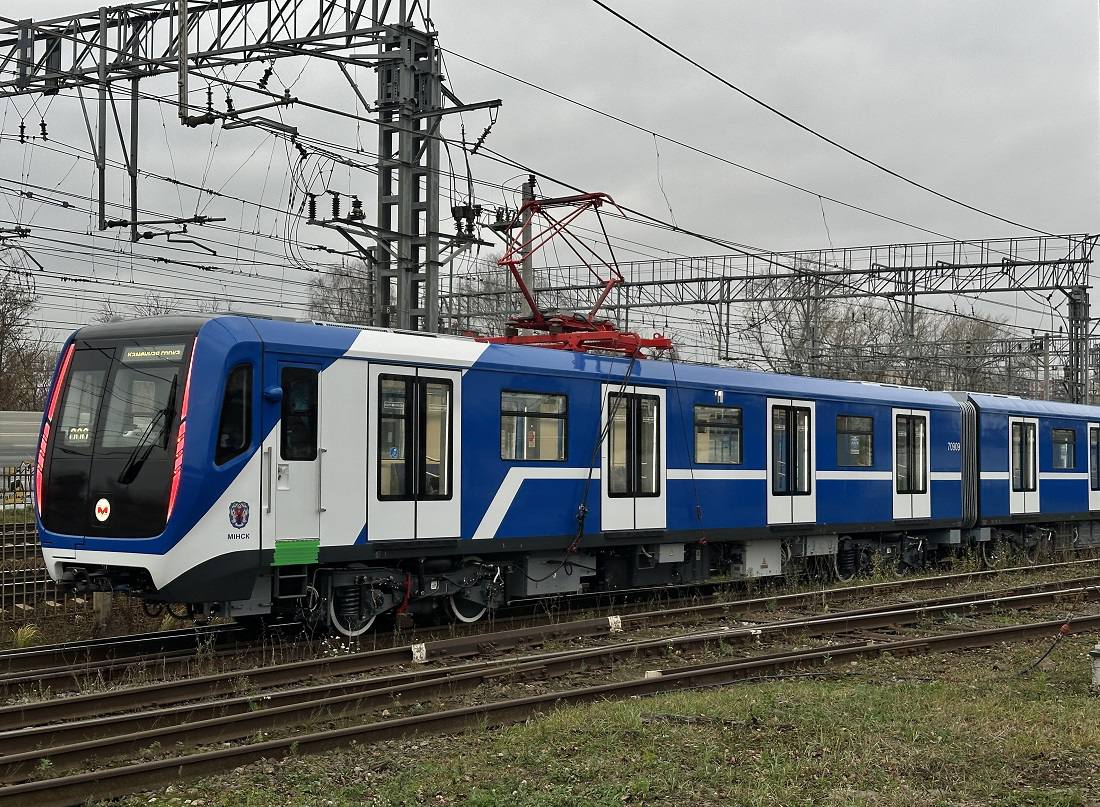 Минскому метро передали новую партию поездов «Минск-2024»