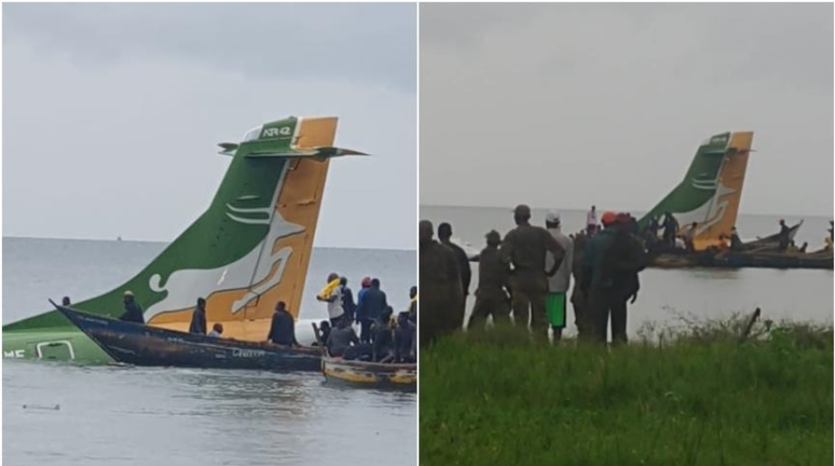 В Танзании самолет частной компании рухнул в озеро Виктория