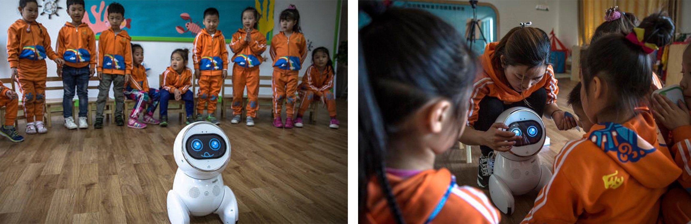 Роботы в китайской школе