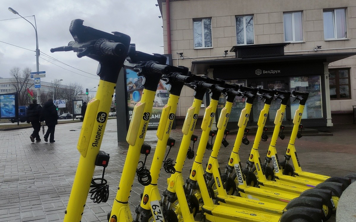 В Минске станет меньше участков для использования и стоянки электросамокатов 