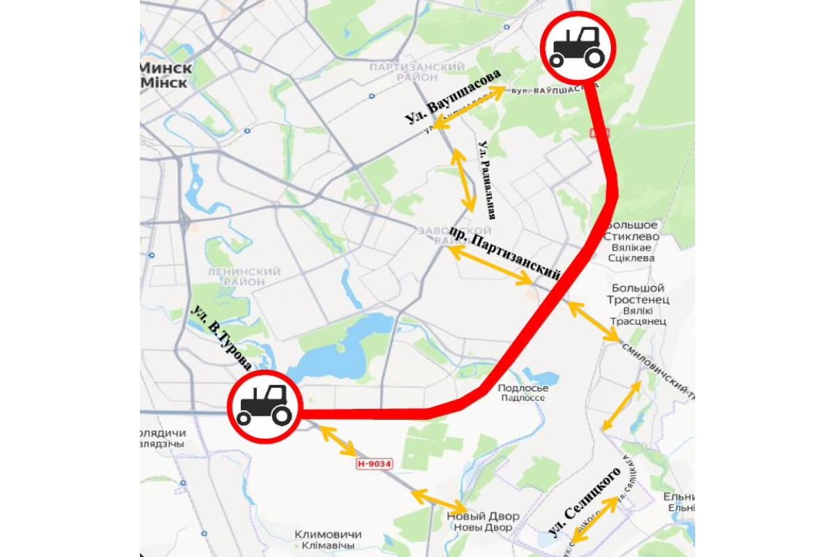 На одном из участков МКАД запретят движение тихоходов