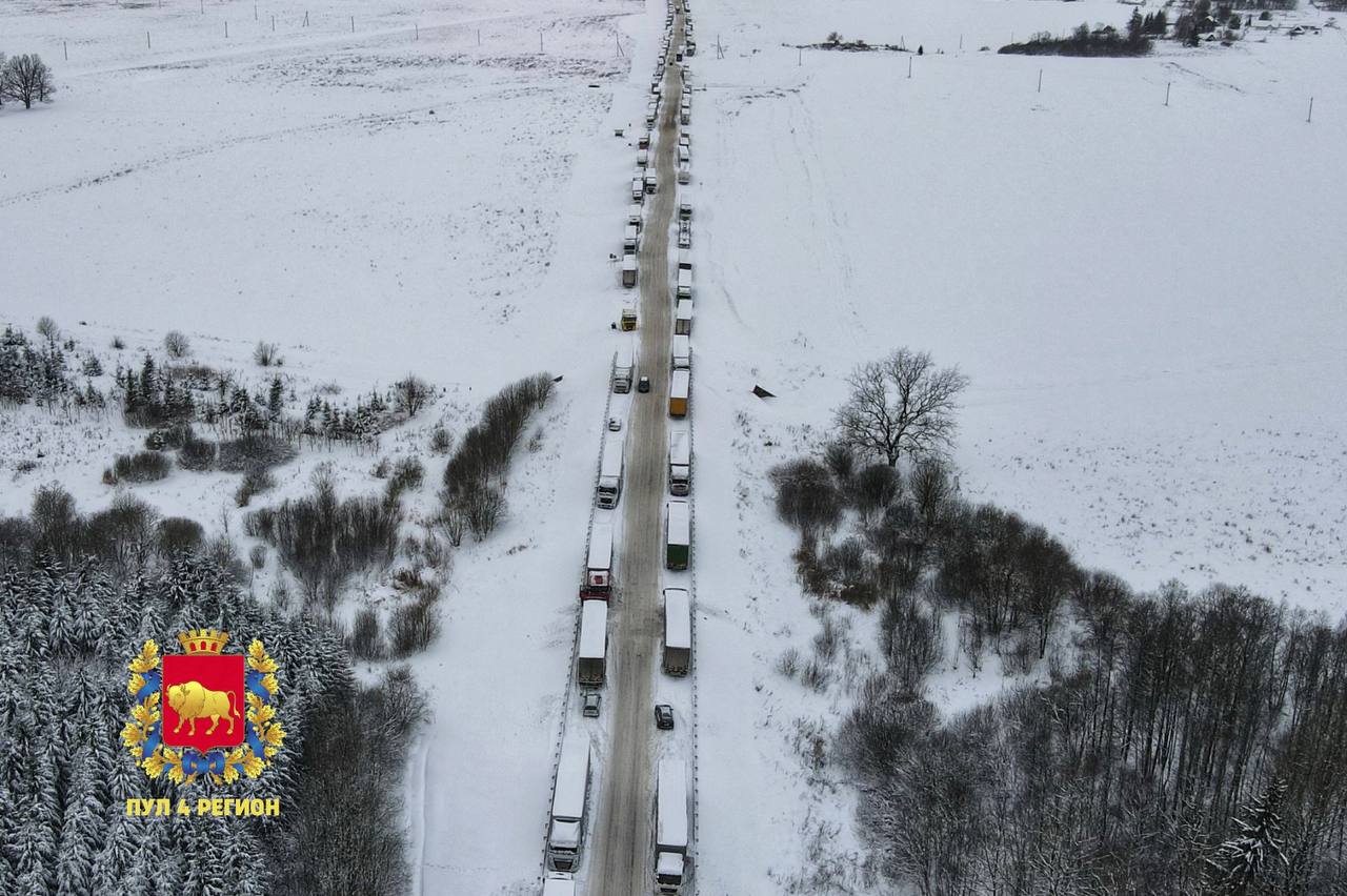 В Беларуси у границы появятся пункты обогрева для дальнобойщиков