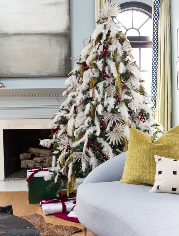 5 смелых идей для новогодней елки в офисе