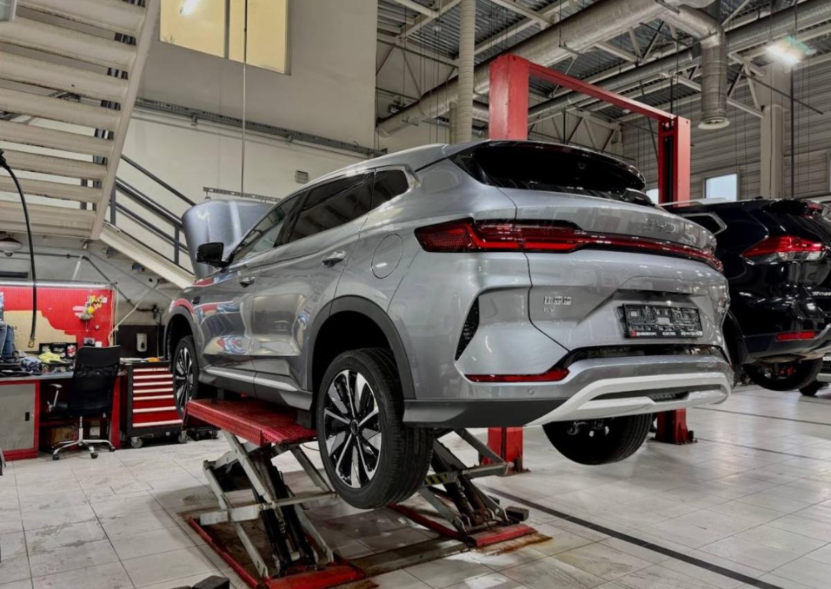 В Минске русифицируют все модели электрокаров BYD 