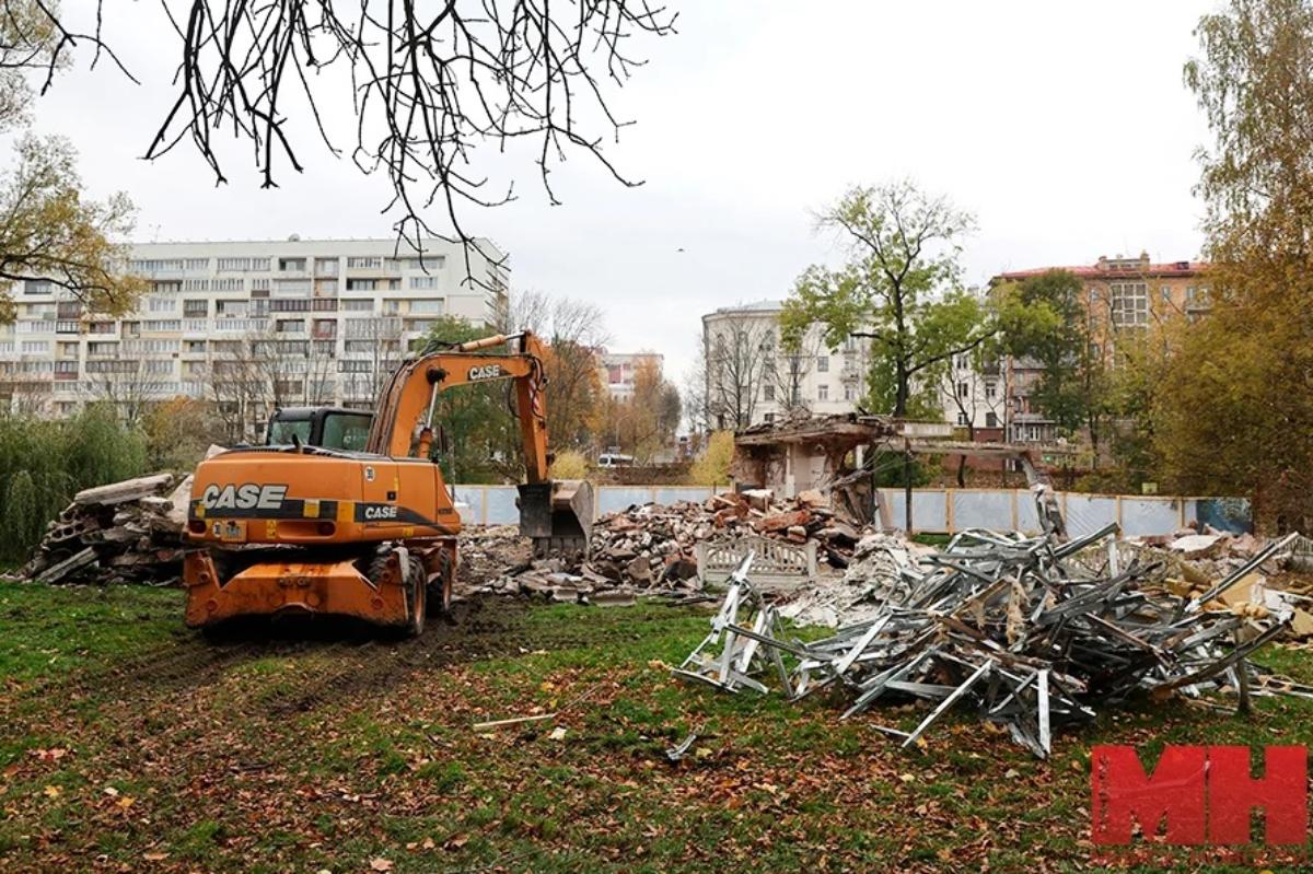 Что будет на месте легендарного кафе в парке им. М. Горького в Минске