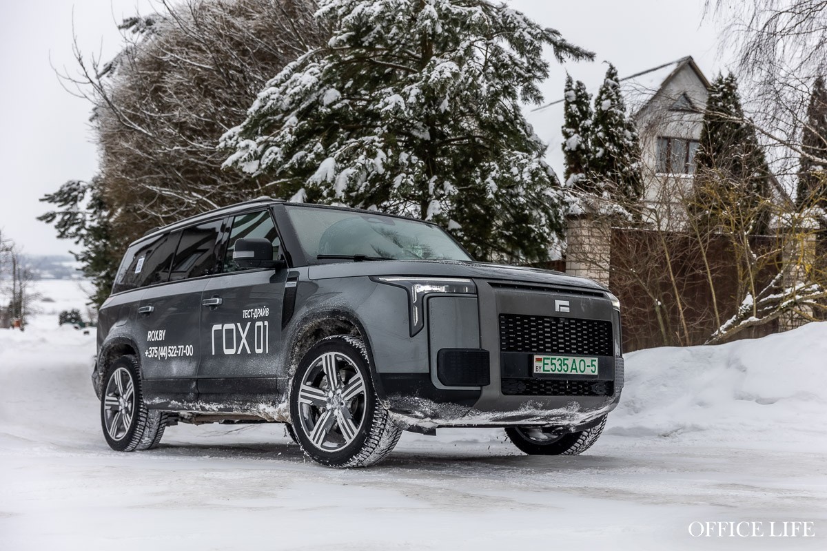 Внедорожник, который нас удивил. Устроили тест-драйв премиального ROX 01 среди сугробов