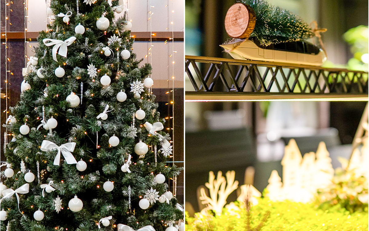 Гантели, гаджеты или кронштейны? Голосуем за лучшую офисную елку! 