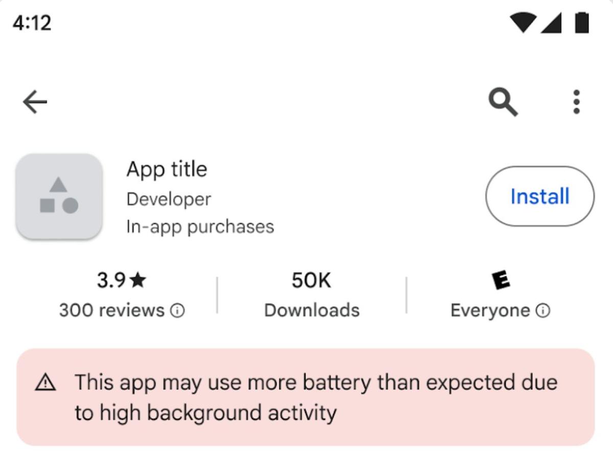 Google Play будет помечать приложения, которые активно расходуют заряд батареи смартфона