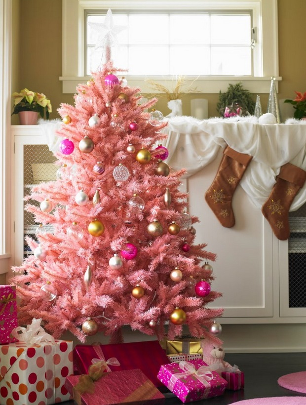 5 смелых идей для новогодней елки в офисе