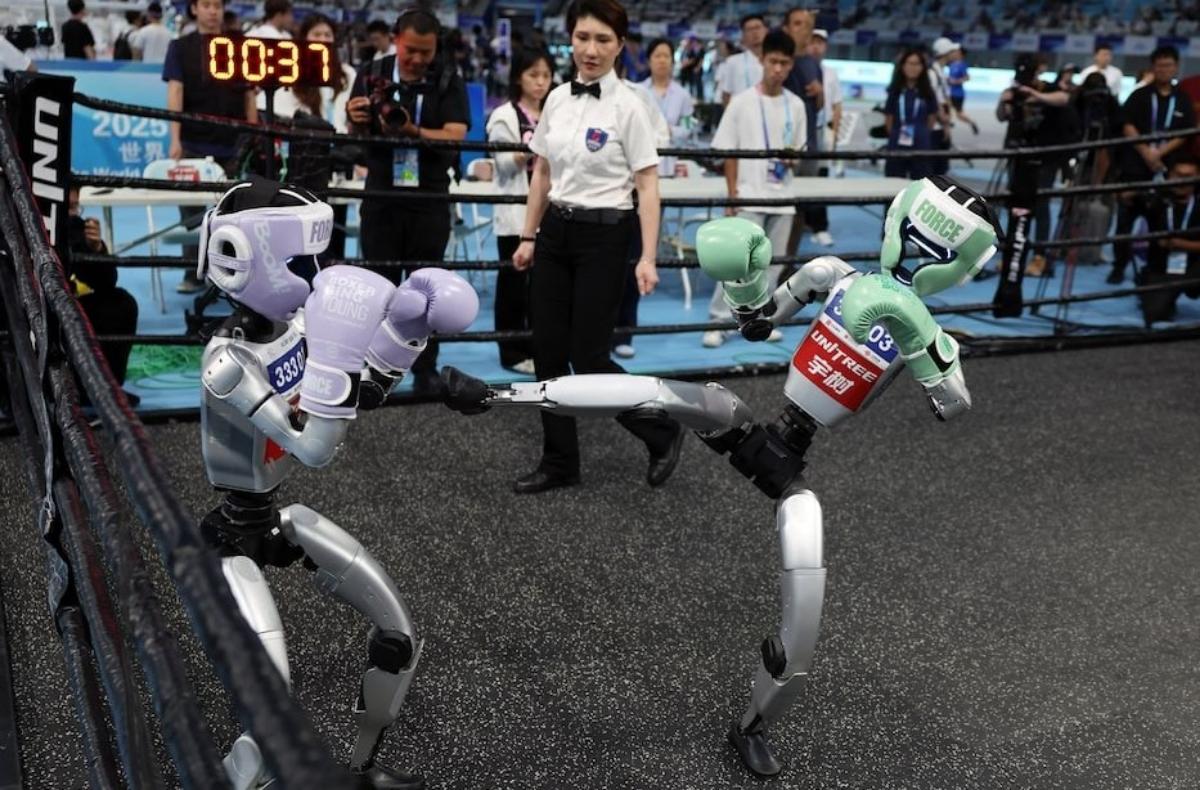 В Китае прошли первые Всемирные игры роботов (фото)