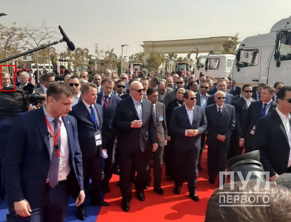 Лукашенко в Египте: в рядах делегации замечен Шакутин