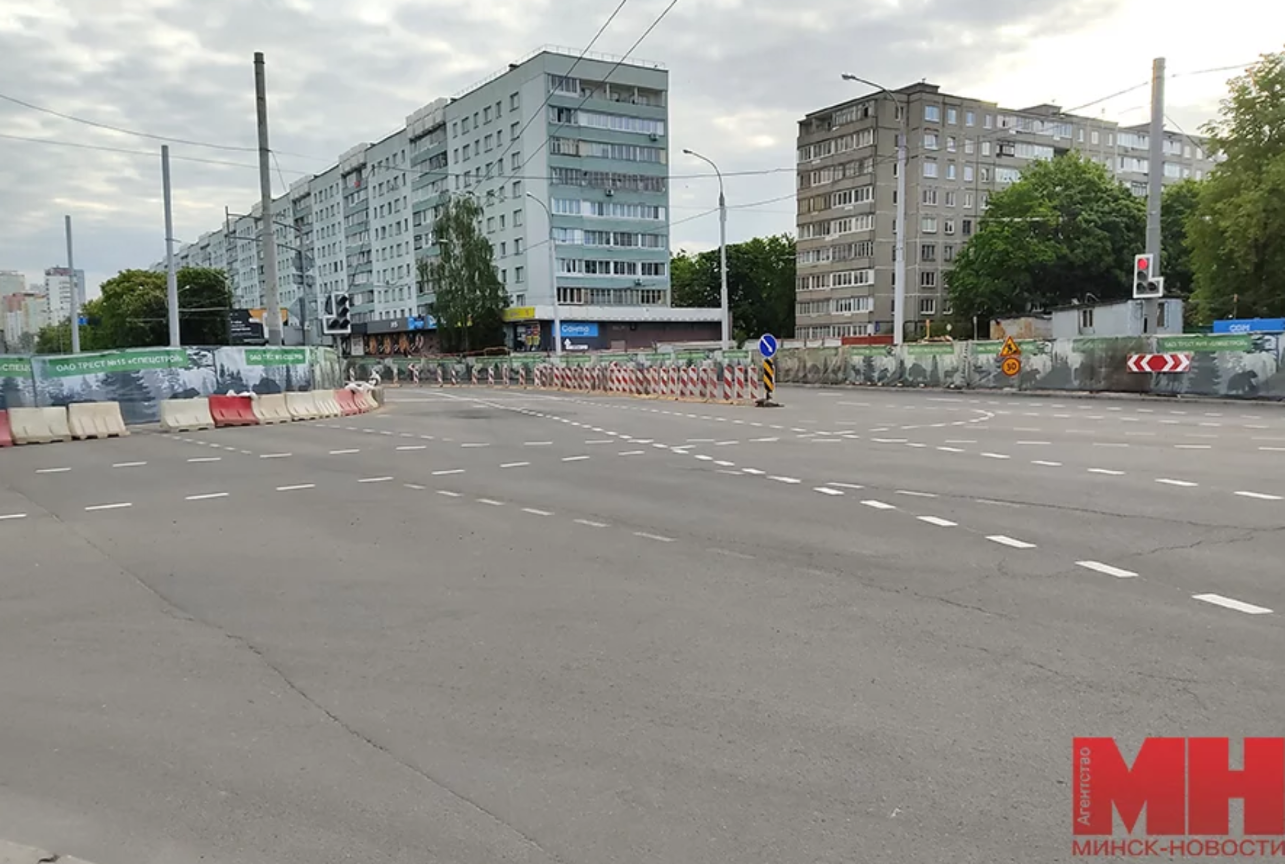 В центре Минска на два месяца перекрывают улицу из соображений безопасности