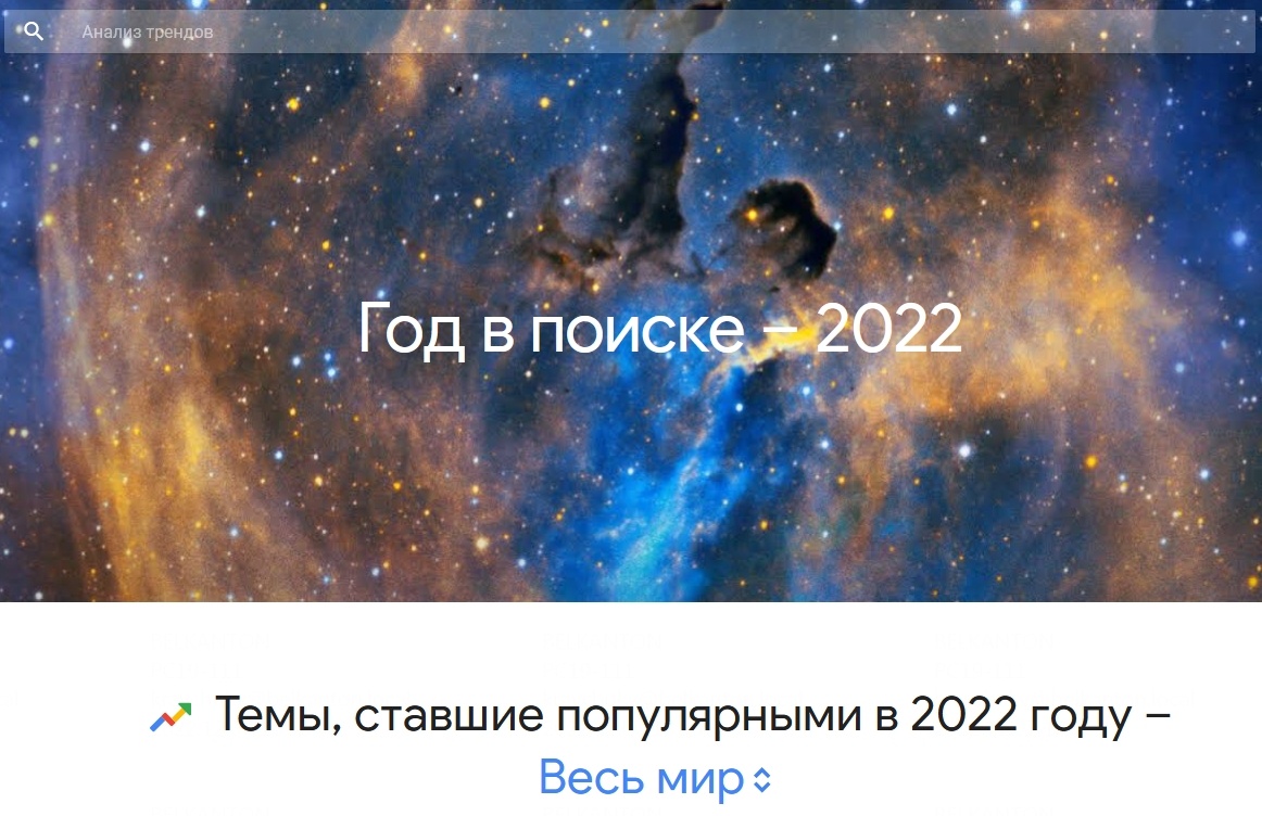 Google назвал главные тренды 2022 года