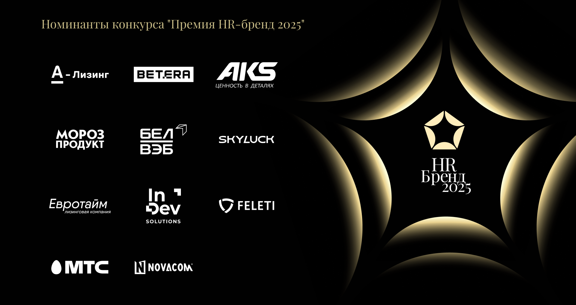 Продолжается прием заявок на «Премию HR-бренд 2025»: вот имена первых участников