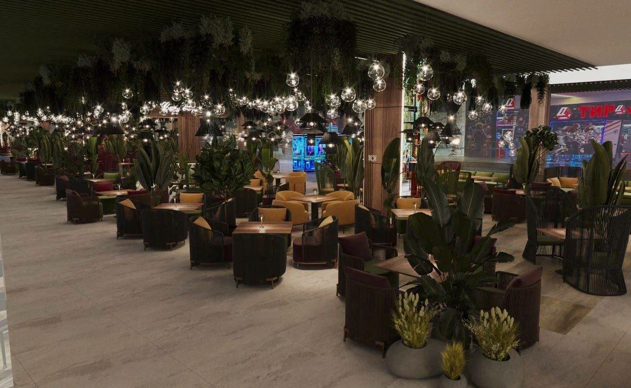 Более 280 живых растений. В Минске появится первый в стране фудхолл с субтропическим садом