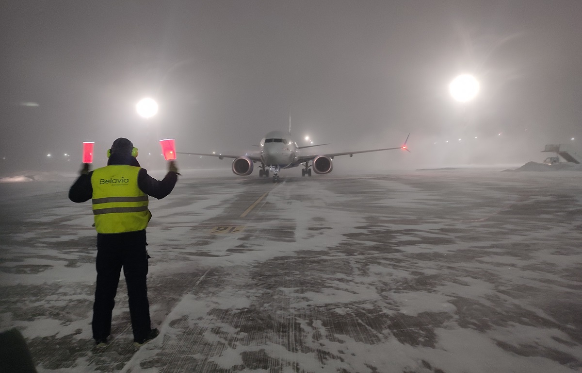 На Беларусь обрушился циклон «Улли» (фото)