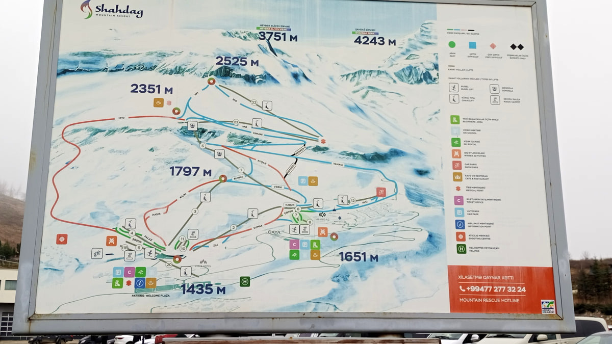 Почти 45 километров трасс и спа-отели. Побывали на горнолыжных курортах Азербайджана 